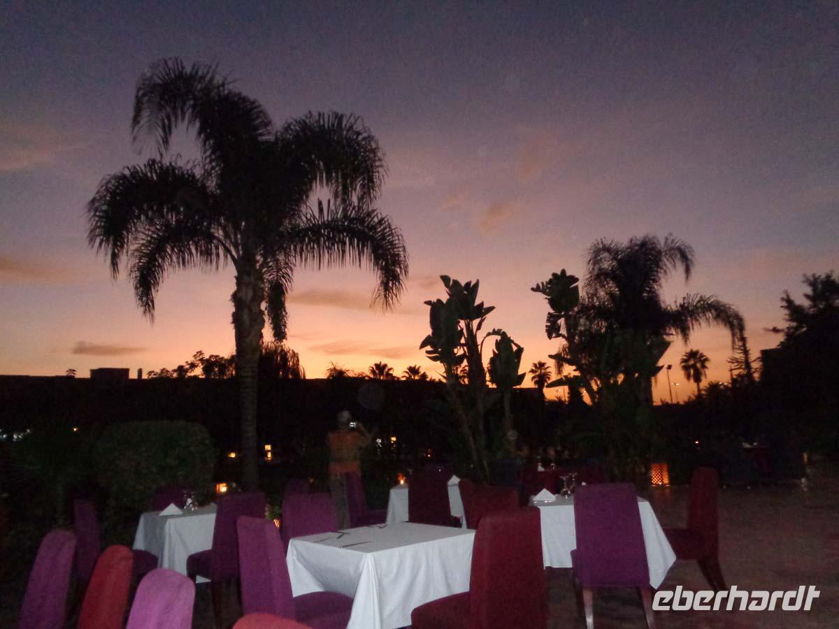 Abendstimmung vor dem Essen