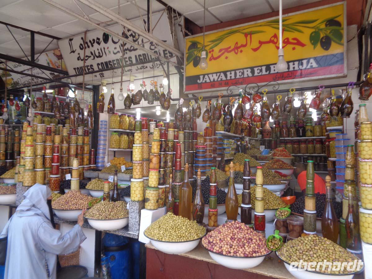 Olivenmarkt in Marrakesch