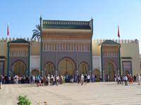 Vor dem Königspalast in Fes