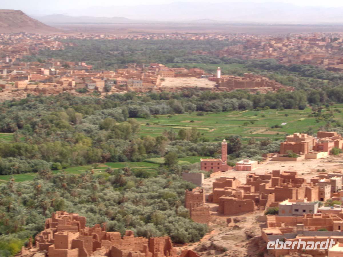 Blick auf die Oase Todra