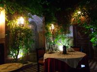 Schöne Atmosphäre in einem Riad