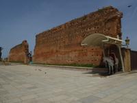 Rabat - Außenmauer der ehemaligen Großen Moschee