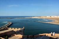 Blick auf Yachthafen