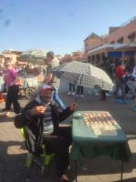 Djemaa-el-Fna Zahnhändler