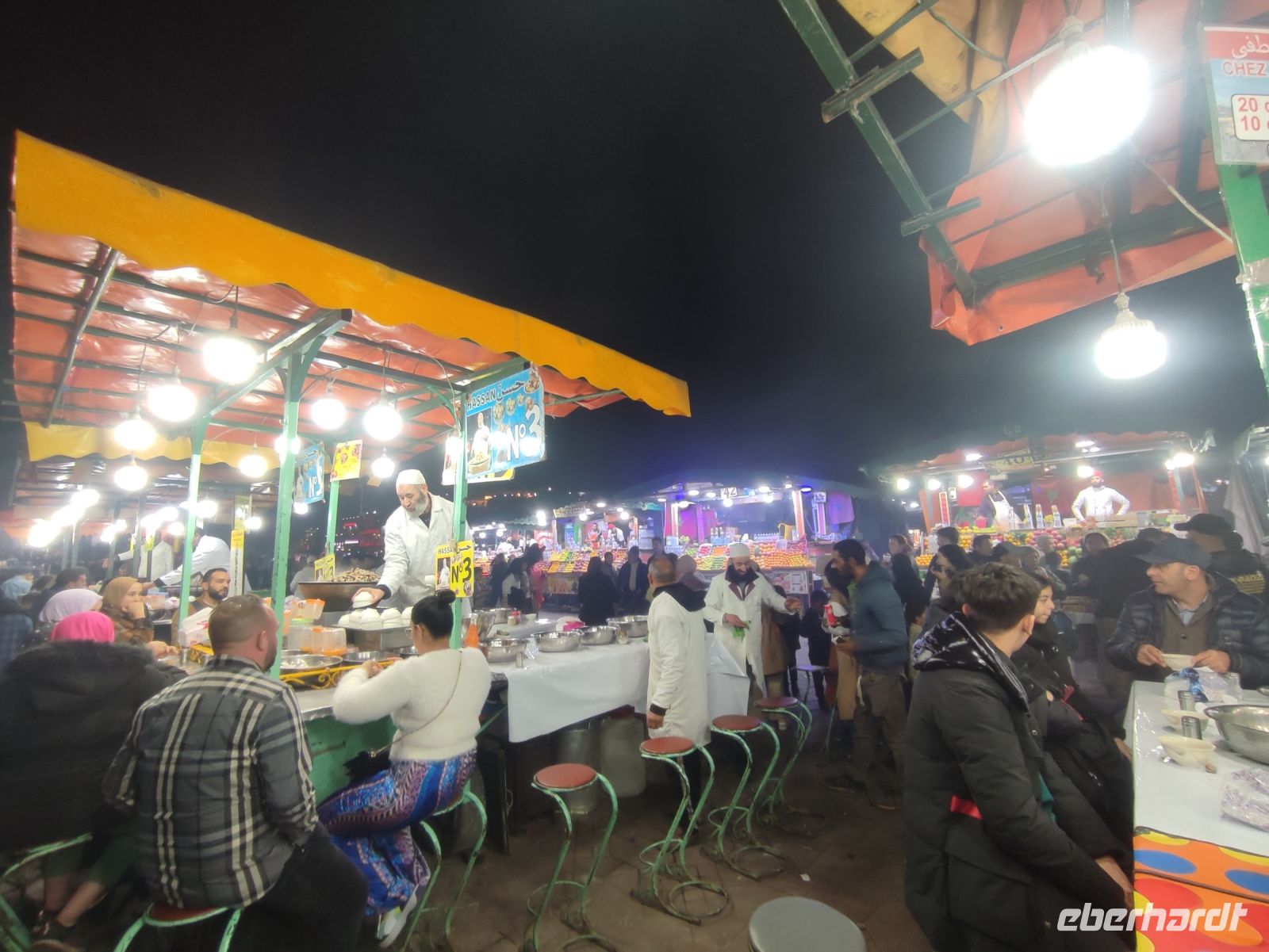 Djemaa-el-Fna Essensstand Schnecken 2