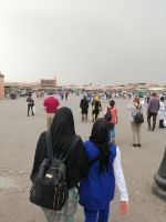auf dem Gauklerplatz in Marrakesch: der ertste Blick 