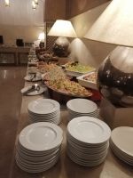 unser Buffet-Abendbrot am ersten Abend