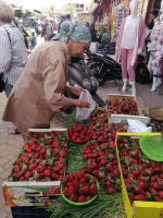 Obststand, Souk in Marrakesch