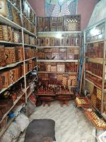 Schachspielbrett-Händler, Souk in Marrakesch