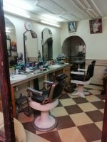 marrokanischer Friseursalon, Souk in Marrakesch
