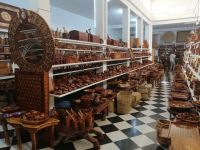 Verkaufsraum im Holzkunsthanwerksladen, Essaouira