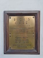 Riecks Café in Casablanca, Öffnungszeiten