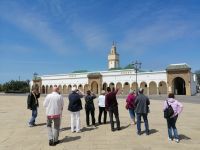 Stadtrundfahrt durch Rabat, Moschee am Königspalast