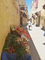 Gemüsestand in der Medina von Meknes