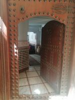 Blick in eine Herberge in Meknes
