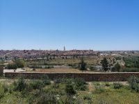 schöner Ausblick auf Meknes aus dem Villen-Viertel