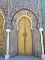 Verzierungen der Türen, Königspalast in Fes