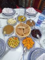 typische marokkanische Speisen, Medina von Fes