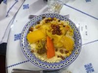 Couscous mit Gemüse und Rosinen