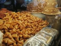 typische marokkanische Süßigkeiten, Medina von Fes