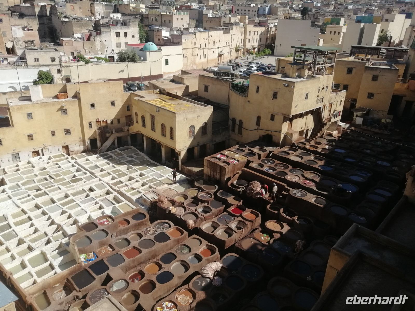 Blick auf die Gerberei, Medina von Fes