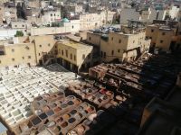 Blick auf die Gerberei, Medina von Fes