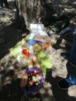 unser Picknick bei der Atlas-Überquerung