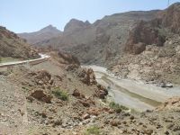 Passüberquerung im Atlas-Gebirge, Fotostopp an der Bergstraße