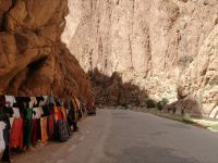 Verkaufsstände in der Todra-Schlucht