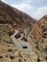 Serpentinstraße in der Dades-Schlucht