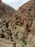 Blick in die Dades-Schlucht vom oberen Aussichtspunkt