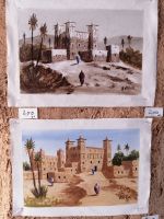 Gemälde in der Taourirt-Kasbah in Quarzazate