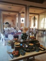 Früstücksraum im Hotel Riad Ksar Ighnda in Ait Ben Haddou