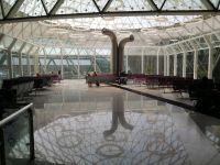 Wartebereich des Flughafens in Marrakesch