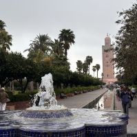Minarett der Koutoubia Moschee