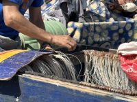 Essaouria, Fischer bei der Arbeit 