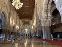 Gebetsraum in der Hassan II Moschee