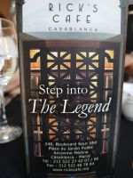 Abendessen Ricks Cafe in Casablanca