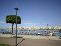 Mittagspause an der Promenade in Rabat