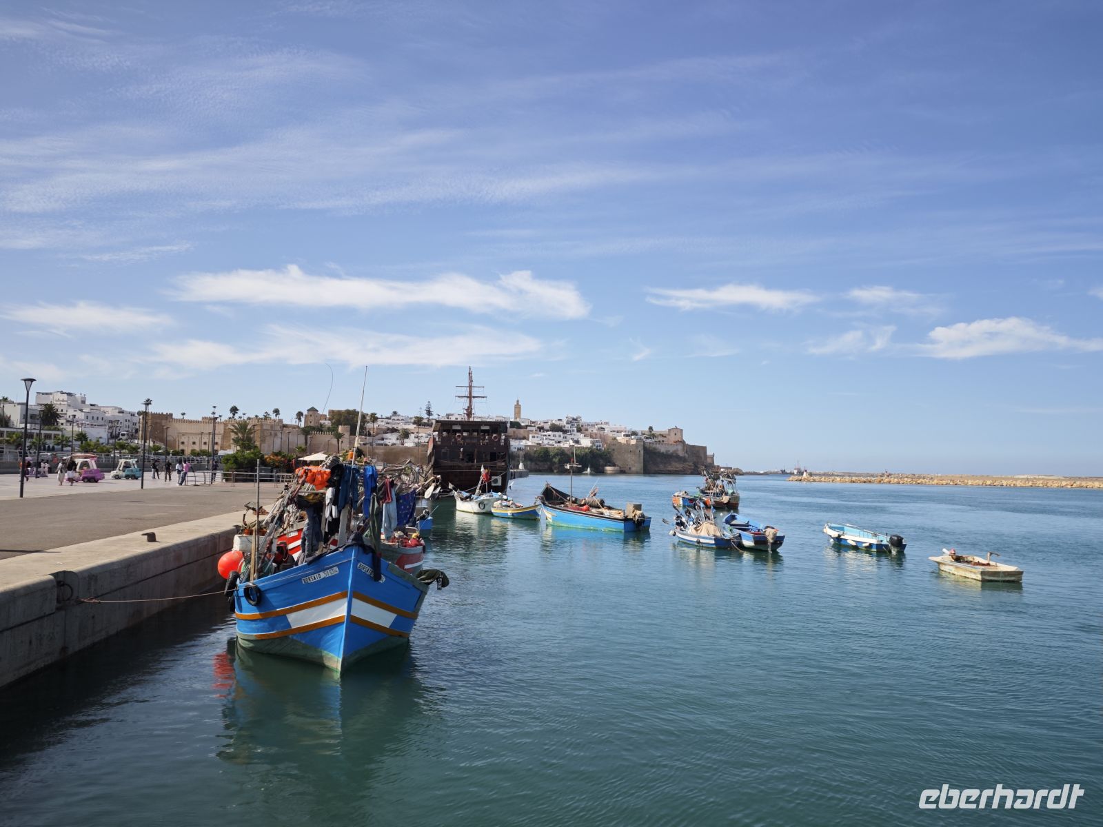 Mittagspause an der Promenade in Rabat