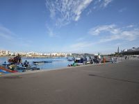 Mittagspause an der Promenade in Rabat