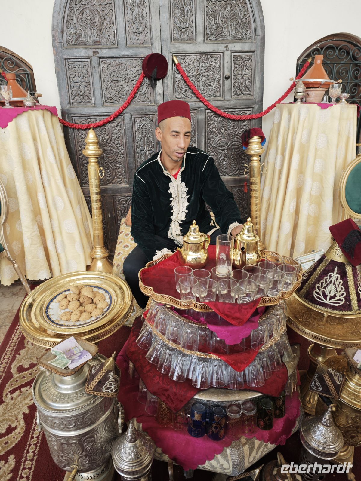 Teepause im Restaurant Paleis