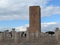 85) Mausoleum und Hassan Turm von Rabat, Marokko