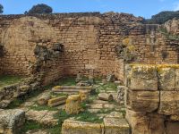 100) Festungsanlagen von Chellah in Rabat, Marokko