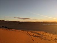 185)  Ausflug zum Sonnenuntergang in die Wüste von Erfoud, Marokko