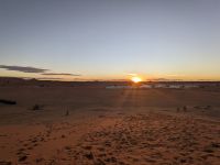 186)  Ausflug zum Sonnenuntergang in die Wüste von Erfoud, Marokko