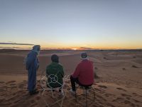 188)  Ausflug zum Sonnenuntergang in die Wüste von Erfoud, Marokko