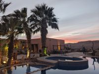 218) Sonnenuntergang am Xaluca Dades Hotel, Marokko