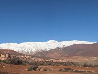 274)  Fahrt durch das Atlasgebirge in Richtung Marrakesch, Marokko