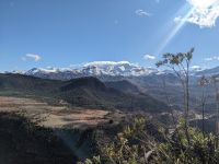 283) Fahrt durch das Atlasgebirge in Richtung Marrakesch, Marokko